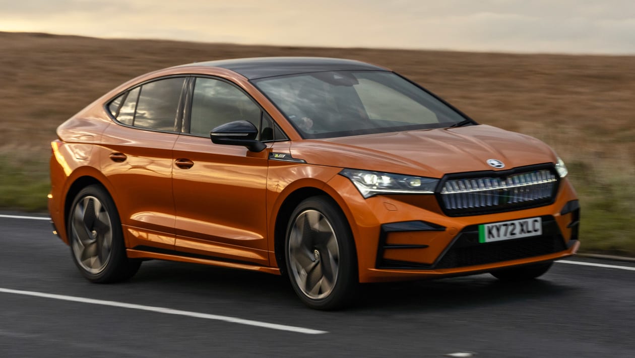 Skoda Enyaq Coupe IV VRS UK Drive Pictures | DrivingElectric